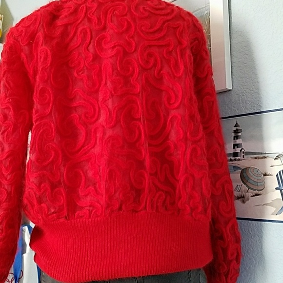 VINTAGE LAMSHINI ANGORA BLEND JACKET - Picture 7 of 8